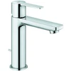 Image de Grohe Mitigeur lavabo monocommande Lineare 1/2", taille S, garniture vidage, chrome
