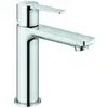 Image de Grohe Mitigeur lavabo monocommande Lineare 1/2", S, corps lisse, garniture vidage poussoir, chrome
