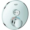 Image de Grohe Ensemble complet Grohtherm Smartcontrol chr, rd, Thermostat encastré, 1 vanne d'arrêt