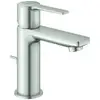 Image de Grohe Mitigeur lavabo monocommande Lineare 1/2", XS, garniture vidage, supersteel