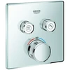 Image de Grohe Fertigset Grohtherm Smartcontrol encastré, 2 vannes d'arrêt, carré, chrome