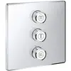 Image de GROHE 29127000 Grohtherm SmartControl Panneau de contrôle 3 sorties, Chrome