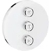 Image de Grohe 29152LS0 Grohtherm Smartcontrol Panneau de Contrôle 3 Sorties, Blanc