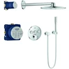 Image de Grohe Ensemble de montage SmartControl pour système de douche encastré, avec 3 vannes d'arrêt, rond, chrome
