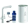 Image de Grohe Mitigeur monocommande évier Red Duo chrome, taille M, avec chauffe-eau
