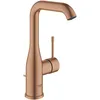 Image de GROHE Essence Mitigeur monocommande Lavabo, pour Salle de bains, Taille L (Avec Tirette et Garniture de vidage, Facile à Installer), Rose Gold Brossé, 32628DL1