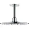 Image de Set de douche GROHE 26477000 - tête RAINSHOWER SMARTACTIVE 310 + bras 14,2 cm + douchette 2 jets