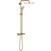 Image de GROHE Euphoria XXL System 310 Colonne de douche avec mitigeur thermostatique et inverseur (Tête de douche 310mm, Economie d'eau, Douchette 3 jets, Flexible 1,75m), Gold Brossé, 26075GN0