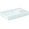 Image de Grohe Lavabo à poser Cube céramique 80 cm, 1 trou mitigeur, blanc alpin PureGuard