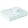 Image de Grohe Lavabo à poser Cube céramique 60 cm, 1 trou, trop-plein, PureGuard
