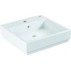 Image de Grohe Lavabo à poser Cube céramique 50 cm, 1 trou, trop-plein, PureGuard blanc