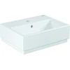 Image de Grohe Lavabo mural Cube céramique 45 cm, 1 trou mitigeur, alp-we PureGuard