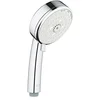 Image de GROHE Tempesta Cosmopolitan 100, Pommeau de Douche 3 Jets (Rain O2, Pluie, Massage), Chromé, 27572002 (Import Allemagne)
