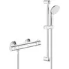 Image de GROHE 34565001 Grohtherm 800 Mitigeur thermostatique Ensemble de Douche, Chromé, 600mm