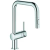 Image de Grohe Minta Mitigeur évier 1/2", bec en U, douchette extractible, chrome