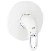 Image de Mitigeur de douche monocommandeEurostyle 24048 FMS pour 35600 Levier fermé lune blanc