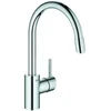 Image de Grohe Mitigeur monotrou Concetto 1/2", bec haut extractible, laminaire, chrome