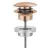 Image de Valve de vidange avec vidange automatique 1 1/4" avec push open, 4 x 10 x 12 cm, couleur chrome (référence : 65807DL0)