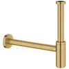 Image de Siphon pour lavabo 1 1/4", 8 x 15 x 21 cm, couleur or brillant brossé (Référence : 28912GN0)