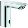 Image de Grohe Robinet lavabo infrarouge Bau Cosmopolitan E 1/2", sans mélangeur, alimentation par piles, chrome