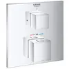 Image de GROHE Grohtherm Cube Mitigeur Thermostatique 1 Sortie avec vanne d'arrêt Chromé 24153000 (Import Allemagne)