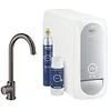 Image de GROHE Blue Home Mono C-spout Starter Kit 31498 Mono Robinet avec Fonction de Filtre, avec radiateur et WiFi, Coloris: Graphite Dur brossé - 31498AL1