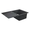 Image de GROHE Evier composite avec égouttoir K400 780 x 500 mm Noir Granite 31639AP0