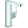Image de Grohe Mitigeur lavabo monocommande PLUS 1/2", M, corps lisse, vidage push-open, chrome