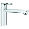 Image de GROHE Robinet évier de cuisine Start Flow, mitigeur monocommande avec mousseur économique d'eau, rotation 140°, installation rapide, chromé, 31691000 (Import Allemagne)