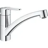 Image de Mitigeur évier GROHE Start Eco - Chromé - Bec bas - Métal