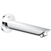 Image de GROHE BauCosmopolitan Bec de robinet mural pour Baignoire (Saillie 171 mm, Aérateur, Filetage mâle 1/2 pouce), Chrome, 13255001