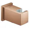 Image de Grohe Coude de sortie 1/2 avec support mural fixe pour télédouche, série Euphoria Cube, 8,8 x 5,2 x 8,8 cm, cuivre brossé (référence 26370DL0)