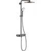 Image de Grohe Système de douche SmartActive 310 multijet THM Duo rond, thermostat intégré, 3 jets anti-calcaire, série Euphoria 59,6 x 31 x 110 cm, couleur graphite brillant (réf. : 26507A00)