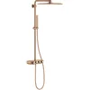 Image de Grohe SmartActive 310 Multijet THM Duo Carré Thermostat intégré 3 jets Système anticalcaire Série Euphoria 59,6 x 31 x 110 cm Cuivre brossé (Ref: 26508DL0)
