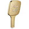 Image de GROHE Rainshower SmartActive 130 Cube Douchette (Pommeau de douche 3 Jets, Compatible avec tous les flexibles standards, Économie d’eau, Système Anti-Calcaire, Carrée), Gold Brossé, 26582GN0