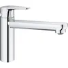 Image de GROHE Robinet évier de cuisine Start curve mousseur économique deau sans tirette de vidage bonde de vidage incluses 31717000
