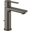 Image de Grohe Lineare Mélangeur lavabo 1 trou taille s avec vidage Brushed Hard Graphite