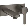 Image de Grohe Lineare Pièce d'habillage pour robinet mural encastré 2 trous taille m avec bec 14.9cm Brushed Hard Graphite