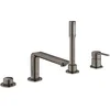 Image de GROHE 19577AL1 Combinaison de baignoire EH linéaire 4 trous 19577_1 graphite dur brossé