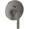 Image de GROHE Facade Mitigeur Lineare douche monocommande 2 sorties Hard Graphite Brossé