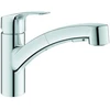 Image de Grohe Eurosmart Mitigeur évier 1/2, plat, bec extractible, chrome