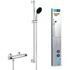 Image de Ensemble de douche - 1 jet - Mitigeur thermostatique - GROHE - 34805001 - Gris