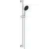 Image de Ensemble de douche avec pommeau 3 jets barre 90cm et flexible - GROHE Vitalio Start 110 26956001 - Economie deau - Chromé