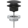 Image de Grohe 29510KF0 Kit de vidage avec Bouchon Poussoir Noir fantôme