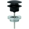 Image de Grohe Garniture de vidage pour lavabo 29510 avec bouchon poussoir phantom black