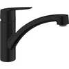 Image de GROHE Start - 324412432 - Robinet de cuisine - Mitigeur monocommande évier - Noir mat - Bec bas - Rotation 140°