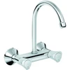 Image de Grohe Robinet mural évier Costa chrome, 1/2", montage mural