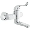 Image de Grohe 32792000 7809460 Euroeco Spécial Mitigeur de Lavabo À Levier Simple pour Montage Mural 120 Mm Chromé