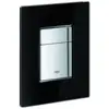 Image de Grohe Plaque de recouvrement Skate Cosmopolitan chromé mat, montage vertical/horizontal