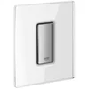 Image de GROHE 38846LS0 Skate Cosmopolitan Plaque de commande urinoir en verre Argent